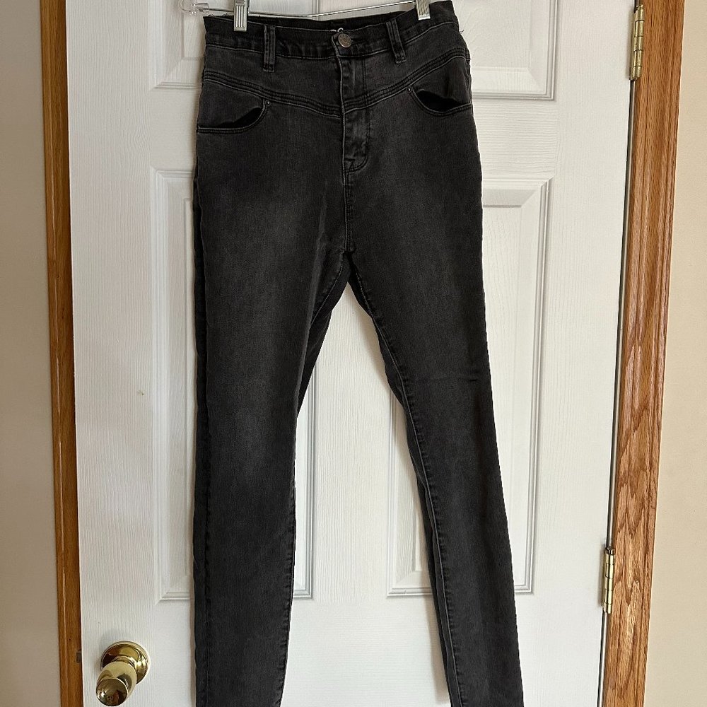 BDG - Dark Gray High Waisted Skinny Jeans, Sz28